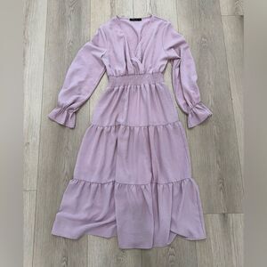 Kojooin pink dress summer dress size medium